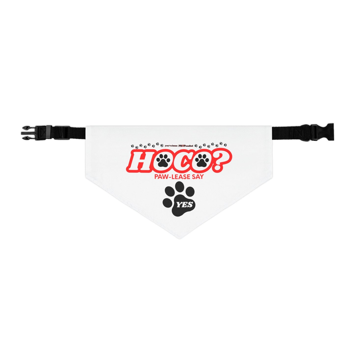 PROPosalled Pet Bandana Collar Homecoming Proposal Prop