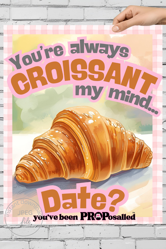 PROPosalled Sign to Ask Someone Out on a Date, Bakery Pastry Date Proposal Prop